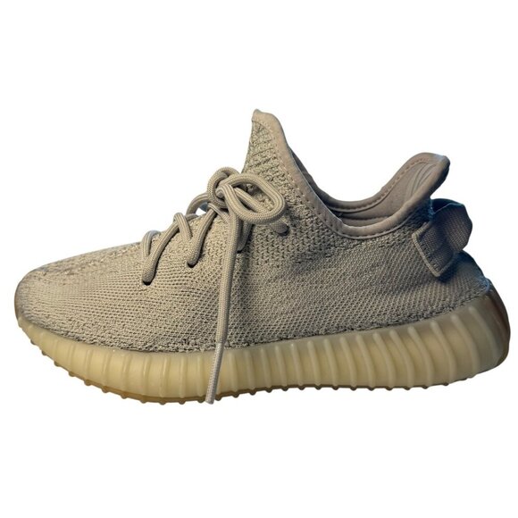Adidas Yeezy Boost low sneaker 350 V2 Sesame Mens Size 5 Gray Gum Sole F99710 - Picture 6 of 14